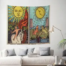 Moon & Sun Tarot Colour Tapestry Art Vintage Decoration Wall Room Home Decor Hanging Living room Kawaii Aesthetic Fashion
Moon & Sun Tarot Colour Tapestry Art Vintage Decoration Wall Room Home Decor Hanging Living room Kawaii Aesthetic Fashion