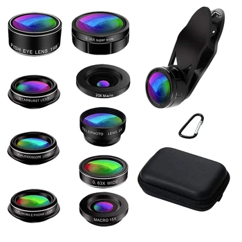 Phone Camera Lens, 9 In 1 Phone Lens Kit For Iphone X Xs Max 8 7 Plus Samsung S10 S10E S9 S8
Phone Camera Lens, 9 In 1 Phone Lens Kit For Iphone X Xs Max 8 7 Plus Samsung S10 S10E S9 S8