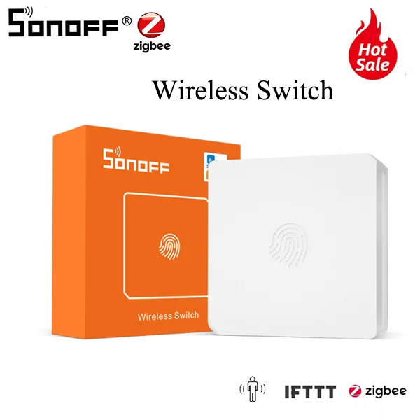 SONOFF SNZB-01 Wireless Switch Smart Home Zigbee Version Handy Button Works With SONOFF ZigBee Bridge IFTTT eWeLink APP
SONOFF SNZB-01 Wireless Switch Smart Home Zigbee Version Handy Button Works With SONOFF ZigBee Bridge IFTTT eWeLink APP