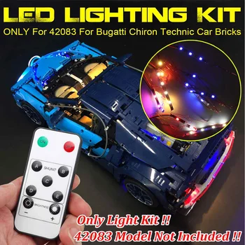 LED Light Up Kit for 42083 Technic Series for Bugatti Chiron Toys Blocks (Only Light Included) with Remote Control
LED Light Up Kit for 42083 Technic Series for Bugatti Chiron Toys Blocks (Only Light Included) with Remote Control