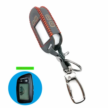 Two Way LCD Remote Soft 100% Leather Key Chain Case Cover for ST-5A Russian version LCD 2 Way 4 Buttons Car Alarm System 
Two Way LCD Remote Soft 100% Leather Key Chain Case Cover for ST-5A Russian version LCD 2 Way 4 Buttons Car Alarm System