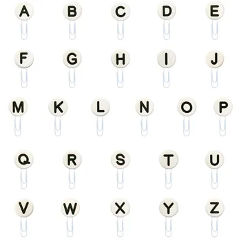 26Pcs Cartoon 26 Black And White Letter Bookmarks Paper Clips for School Teacher Office Supplies DIY Decoration For Kids Gifts
26Pcs Cartoon 26 Black And White Letter Bookmarks Paper Clips for School Teacher Office Supplies DIY Decoration For Kids Gifts