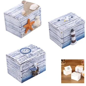 Mediterranean Style Storage Box Desktop Small Wooden Box Classic Wooden Small Box Postcard Storage Box 
Mediterranean Style Storage Box Desktop Small Wooden Box Classic Wooden Small Box Postcard Storage Box