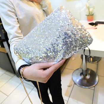 Fashion Shoulder Bag Detachable Strap Club Evening Party Chain Glitter Sequins Zipper Large Capacity Women
Fashion Shoulder Bag Detachable Strap Club Evening Party Chain Glitter Sequins Zipper Large Capacity Women