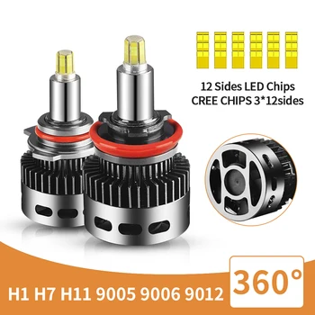 Mini Six-side Illuminate LED H1 H7 H11 H9 9005 9006 9012 D2 Bulb Canbus Car Headlight 100W 12000LM 6500K Led Fog Lamp Kit 12V
Mini Six-side Illuminate LED H1 H7 H11 H9 9005 9006 9012 D2 Bulb Canbus Car Headlight 100W 12000LM 6500K Led Fog Lamp Kit 12V