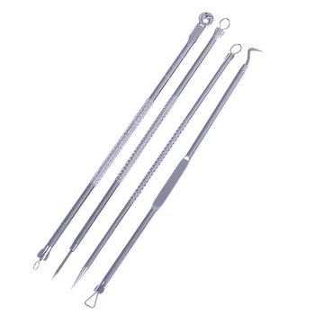 4PCS/Set Acne Blemish Remover Needles Set Blackhead Extractor Dots Cleaner Black Spots Pore Cleanser Tool
4PCS/Set Acne Blemish Remover Needles Set Blackhead Extractor Dots Cleaner Black Spots Pore Cleanser Tool