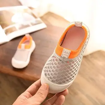 Summer casual candy-colored children's shoes men's non-slip solid soft bottom girls' shoes breathable hollow sports mesh shoes 
Summer casual candy-colored children's shoes men's non-slip solid soft bottom girls' shoes breathable hollow sports mesh shoes