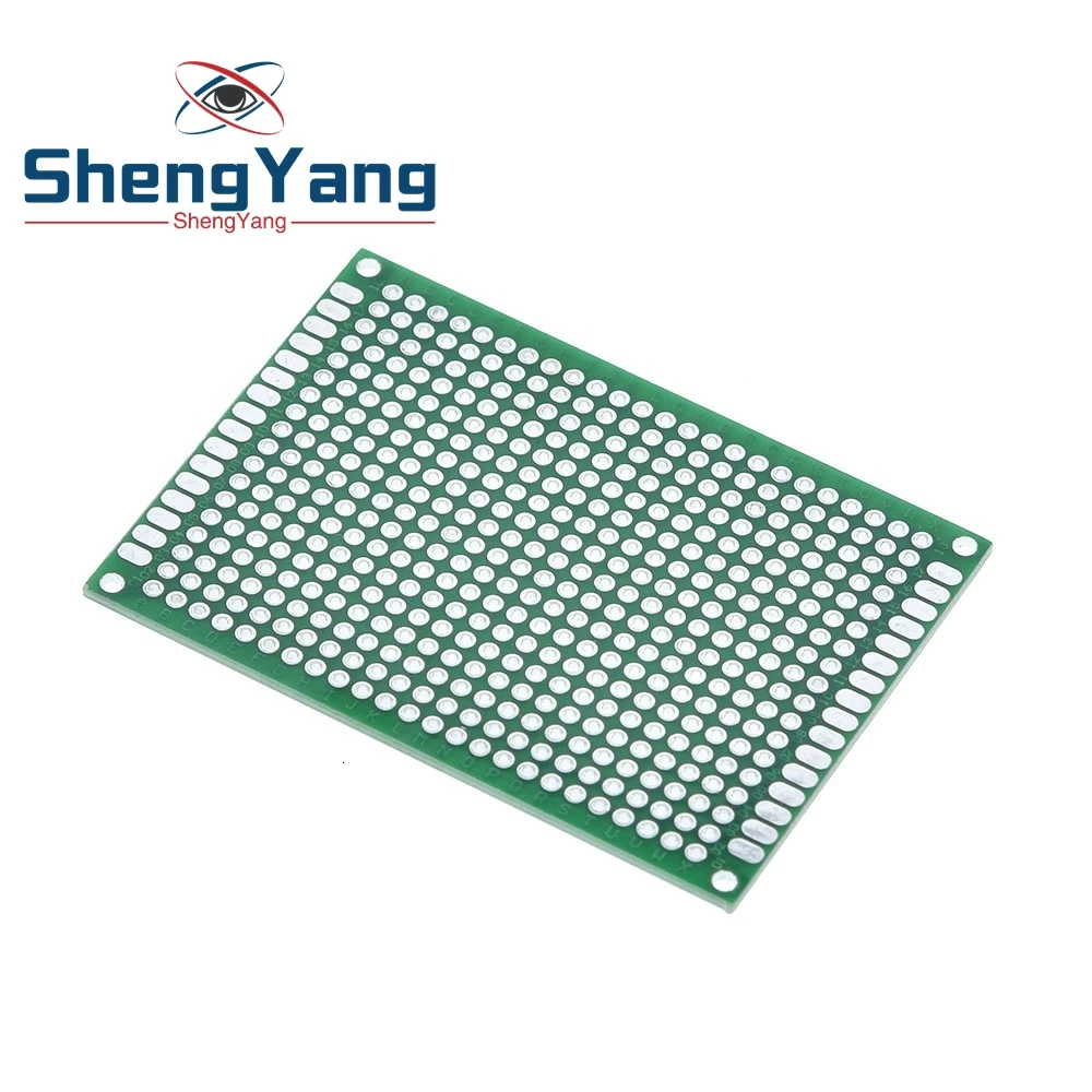 10 шт. 5*7 PCB 5x7 5 см 7 двухсторонний Прототип diy универсальная печатная плата зеленая |