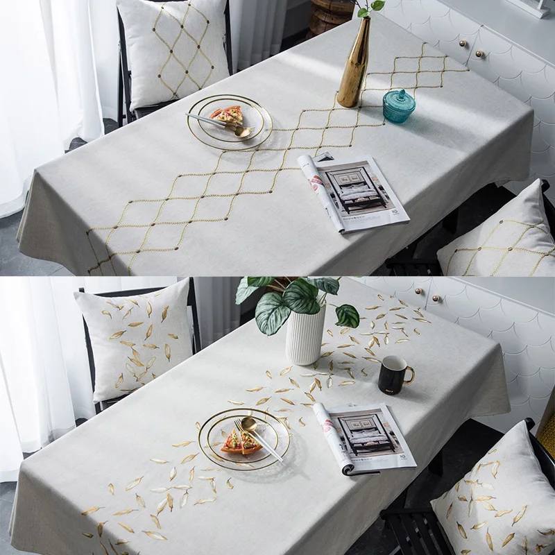 Wedding Table Decoration Linen Tablecloth with Embroidery Tea Table Cloth Rectangular Dining Tablecloths Decorations for Parties
Wedding Table Decoration Linen Tablecloth with Embroidery Tea Table Cloth Rectangular Dining Tablecloths Decorations for Parties