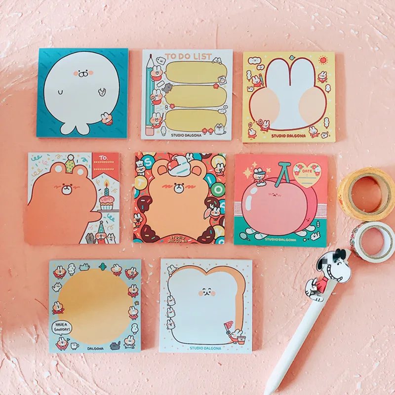 50 Sheets Rainbow Rabbit Memo Pad Student Notebook Stationery Plan Paper Super Many Styles Notebook Office & School Supplies
50 Sheets Rainbow Rabbit Memo Pad Student Notebook Stationery Plan Paper Super Many Styles Notebook Office & School Supplies