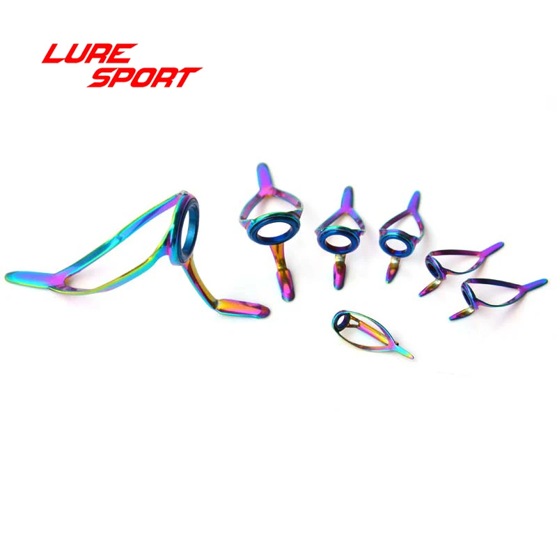 LureSport LC rainbow frame Guide MN Top 7 шт. 8 руководство и топ набор лодок строительный компонент