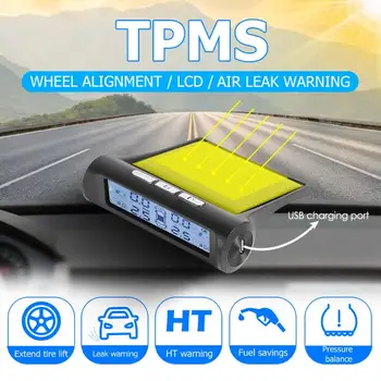 VODOOL Car TPMS Tyre Pressure Monitoring System Solar Power Digital LCD Display Auto Security Alarm Systems Tyre Pressure
VODOOL Car TPMS Tyre Pressure Monitoring System Solar Power Digital LCD Display Auto Security Alarm Systems Tyre Pressure