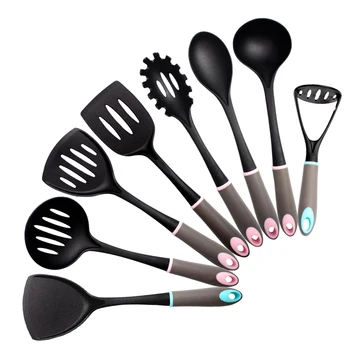 8PCS Cooking Spatula Set Nylon Non-stick Kitchenware Kit Kitchen Baking Tools Utensils with Soft Handle Shovel Turner Cookware
8PCS Cooking Spatula Set Nylon Non-stick Kitchenware Kit Kitchen Baking Tools Utensils with Soft Handle Shovel Turner Cookware