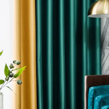 Luxury Chinese Satin Fabric Curtains for Living Room Bedroom Stitching Black Silk Shiny Bright Reflective Full Blackout Curtain
Luxury Chinese Satin Fabric Curtains for Living Room Bedroom Stitching Black Silk Shiny Bright Reflective Full Blackout Curtain