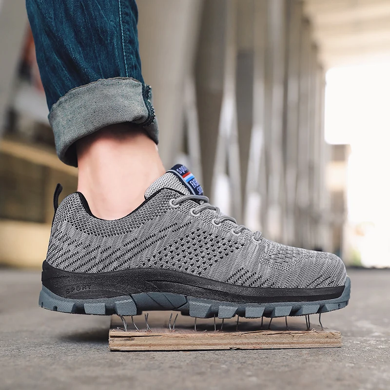 Safety shoes insulated Men Puncture-Proof Work Sneakers Breathable Work steel toe Shoes for Male big size Male tennis safety
Safety shoes insulated Men Puncture-Proof Work Sneakers Breathable Work steel toe Shoes for Male big size Male tennis safety