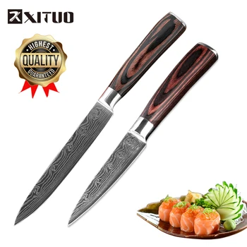 XITUO Chef Slicing Knife 5+3.5 inch Salmon Meat Bread Utility Sashimi Slicing Knives 2PCS Set Kitchen Knife Paring Peeling Knive
XITUO Chef Slicing Knife 5+3.5 inch Salmon Meat Bread Utility Sashimi Slicing Knives 2PCS Set Kitchen Knife Paring Peeling Knive
