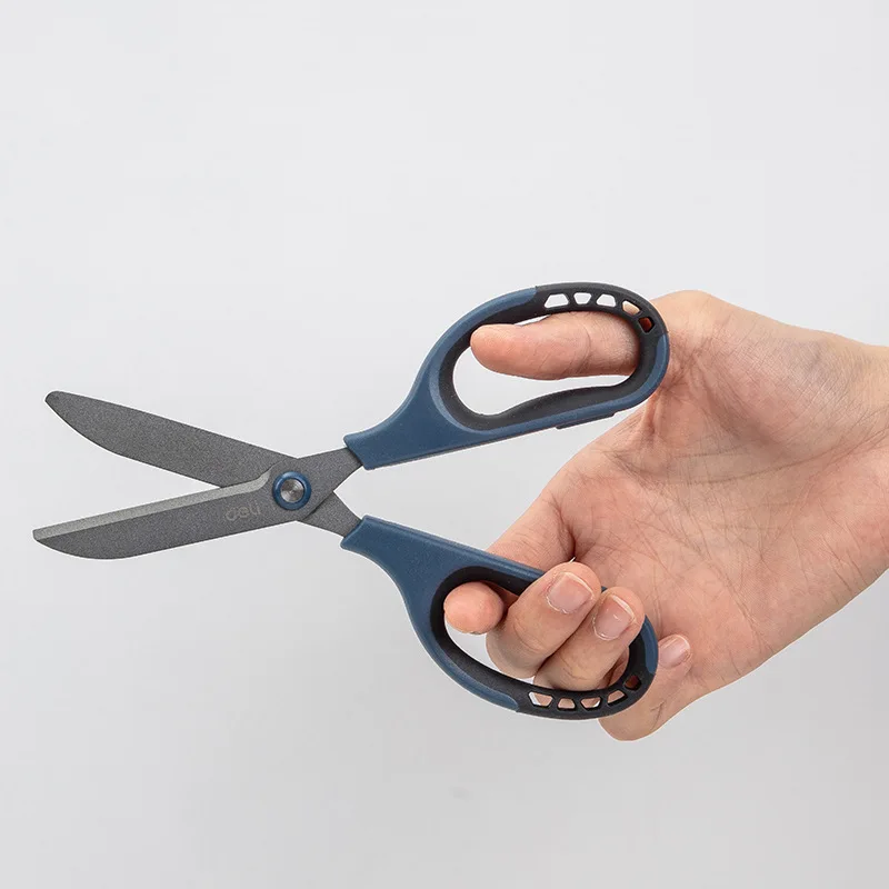 Deli 77753 Teflon Scissors Arc Editing Teflon Paintcoat Anti-sticking Sticky Large Size Handmade Safe Stainless
Deli 77753 Teflon Scissors Arc Editing Teflon Paintcoat Anti-sticking Sticky Large Size Handmade Safe Stainless
