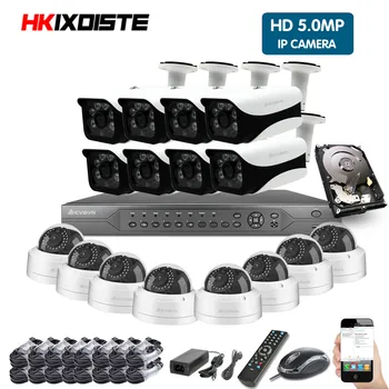 H.265 16CH POE 5MP NVR System 16pcs 48V 5MP 2560*1440 Security Outdoor Onvif POE IP Camera 16CH CCTV Video Surveillance kit 4K
H.265 16CH POE 5MP NVR System 16pcs 48V 5MP 2560*1440 Security Outdoor Onvif POE IP Camera 16CH CCTV Video Surveillance kit 4K