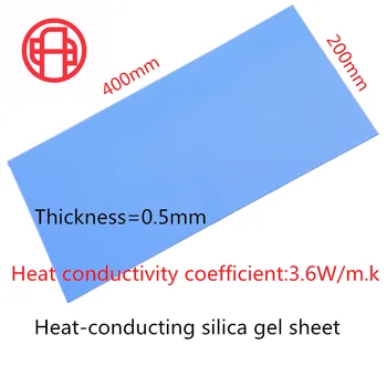 3.6W Thickness 0.5mm Thermal conductive pad gap filling materials cooling pad for laptop Led CPU
3.6W Thickness 0.5mm Thermal conductive pad gap filling materials cooling pad for laptop Led CPU