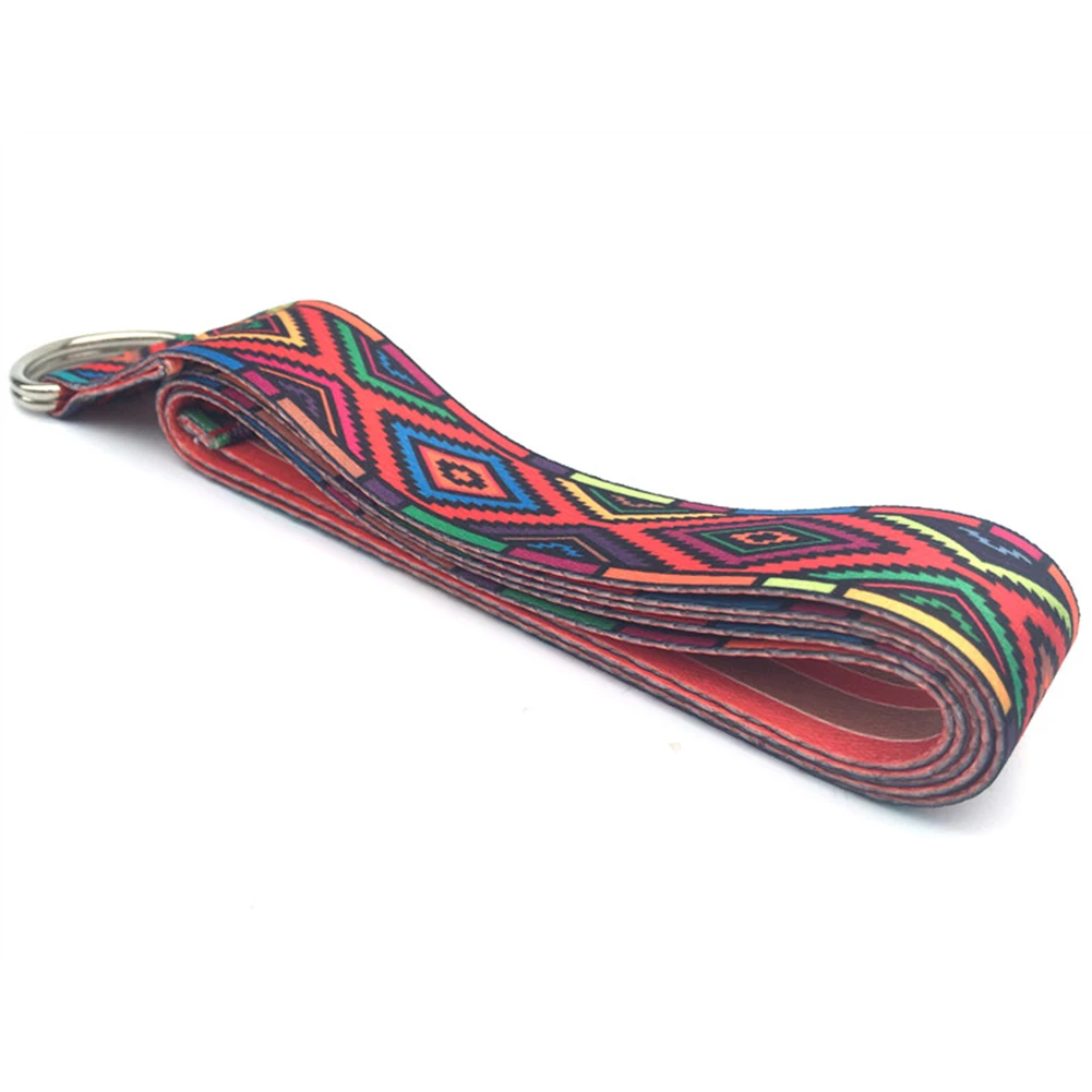 Color Pattern Stretchy Yoga Band Durable Cotton Exercise Strap Adjustable D-Ring Buckle Gives Flexibility For Yoga Red
Color Pattern Stretchy Yoga Band Durable Cotton Exercise Strap Adjustable D-Ring Buckle Gives Flexibility For Yoga Red