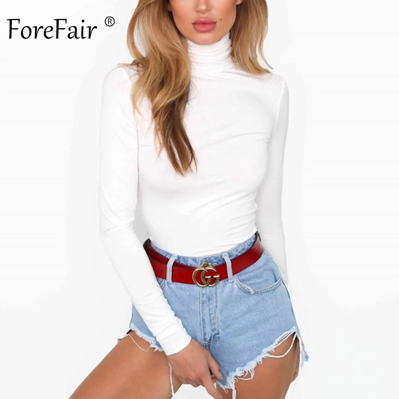 Forefair Long Sleeve Sexy Turtleneck Bodysuit Autumn Winter Rompers Open Crotch Bodycon Red White Black Basic Female Bodysuit
Forefair Long Sleeve Sexy Turtleneck Bodysuit Autumn Winter Rompers Open Crotch Bodycon Red White Black Basic Female Bodysuit