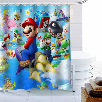 New Arrival Mario Cartoon Shower Curtain 12 Hook Polyester Fabric 3D Printing Bathroom Curtain Waterproof Bath Curtain Decor
New Arrival Mario Cartoon Shower Curtain 12 Hook Polyester Fabric 3D Printing Bathroom Curtain Waterproof Bath Curtain Decor