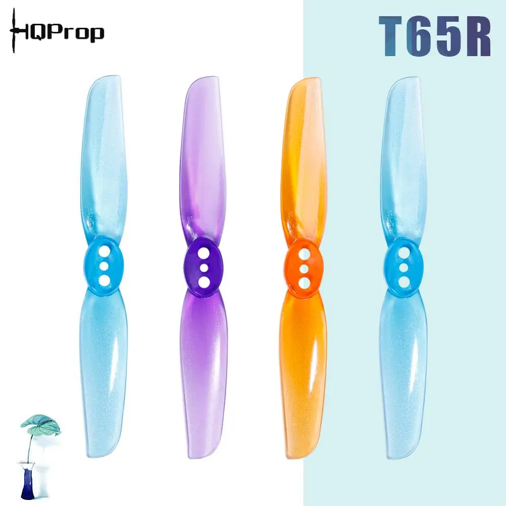 

High Quality HQ Prop T65R 65mm 2 blade Propeller CW CCW prop compatible iFlight Beemotor 1103 motor for FPV RC Racing Drone part