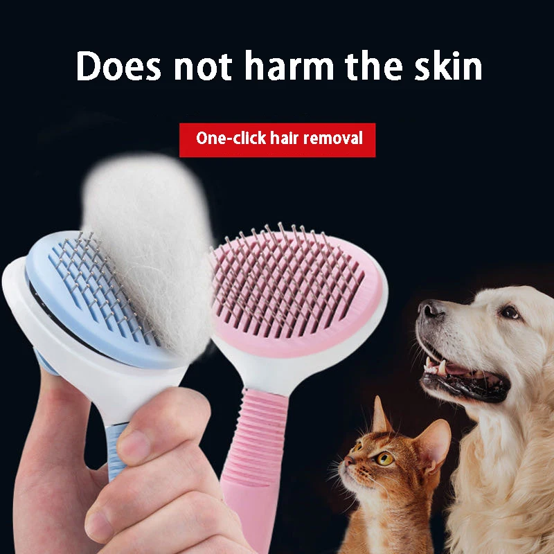 

Pet Hair Removal Comb Cats Dog Grooming Brush Puppy Kitten Hair Deshedding Trimmer Combs Pets Grooming Dogs Bath Cleaning Tools