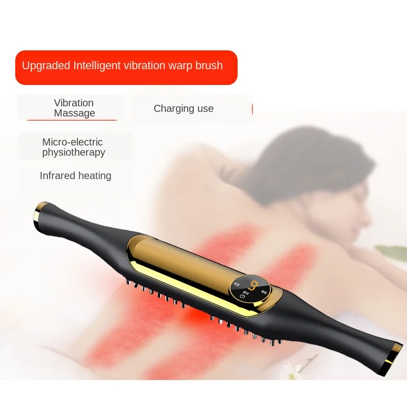 Intelligent Vibration Massage Microcurrent Infrared Meridian Brush Rolling Scraping Stick Health Harrow Promote Blood Relax Tool
Intelligent Vibration Massage Microcurrent Infrared Meridian Brush Rolling Scraping Stick Health Harrow Promote Blood Relax Tool