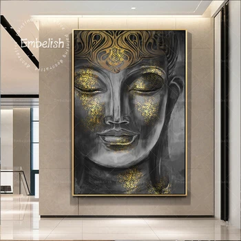 1 Pieces Modern Home Decor Wall Art Pictures For Living Room Golden Buddha Statue HD Canvas Oil Painting Bedroom Fashion Posters
1 Pieces Modern Home Decor Wall Art Pictures For Living Room Golden Buddha Statue HD Canvas Oil Painting Bedroom Fashion Posters
