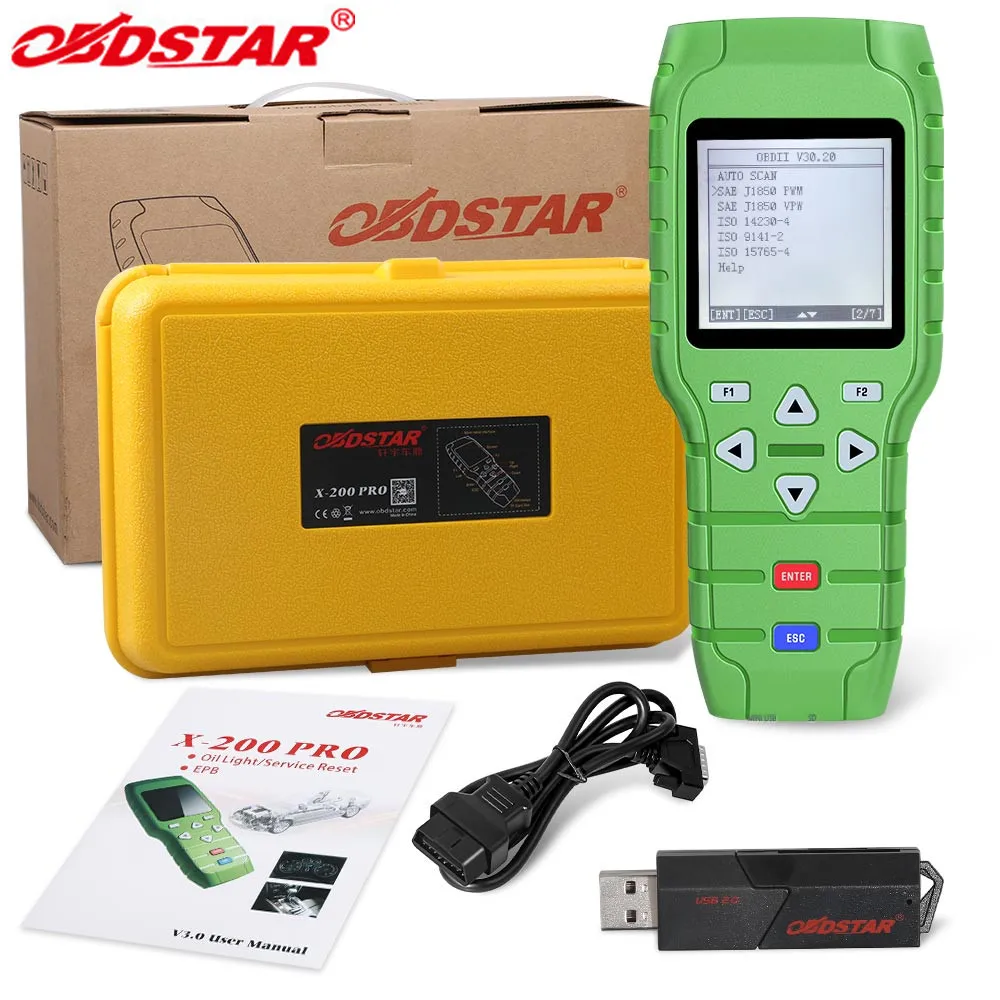 OBDSTAR X-200 Авто масляный инструмент для отдыха (A + B) Тип X200 шин Давление