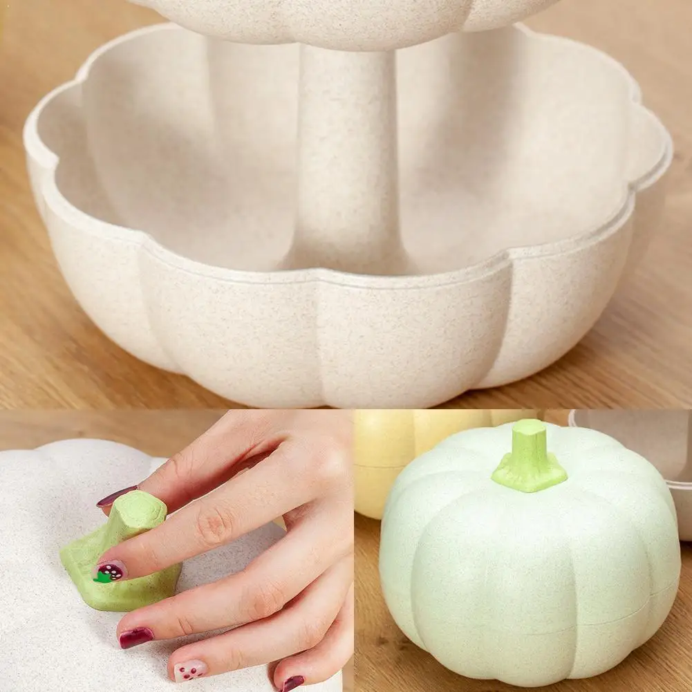Pumpkin Candy Box Creative Fashion Fruit Plate Double Desktop Nuts Box Food Layer Storage Room Snack Cute Container Living L9N2
Pumpkin Candy Box Creative Fashion Fruit Plate Double Desktop Nuts Box Food Layer Storage Room Snack Cute Container Living L9N2