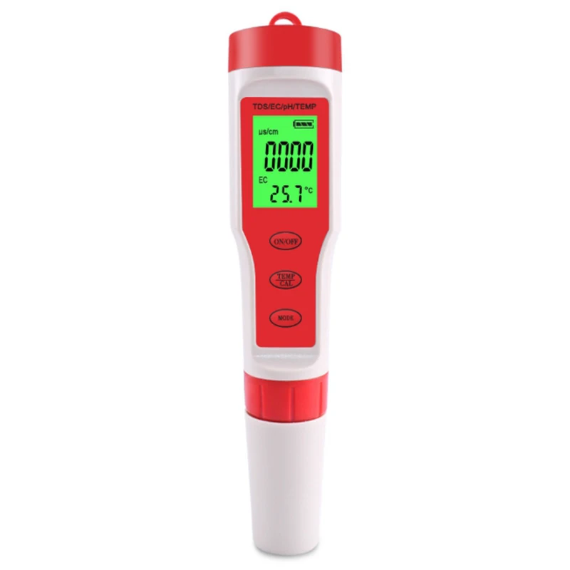 Tds Ph Meter Ph/Tds/Ec/Temperature Meter Digital Water Quality Monitor Tester For Pools, Drinking Water, Aquariums
Tds Ph Meter Ph/Tds/Ec/Temperature Meter Digital Water Quality Monitor Tester For Pools, Drinking Water, Aquariums