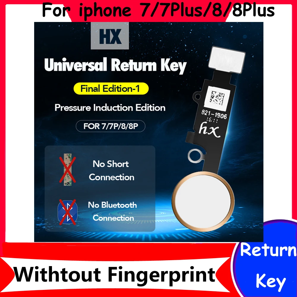 For iphone 7 7Plus 8 8Plus JC HX Universal home button Repair activate dead home button return back key,NO Touch ID main menu
For iphone 7 7Plus 8 8Plus JC HX Universal home button Repair activate dead home button return back key,NO Touch ID main menu