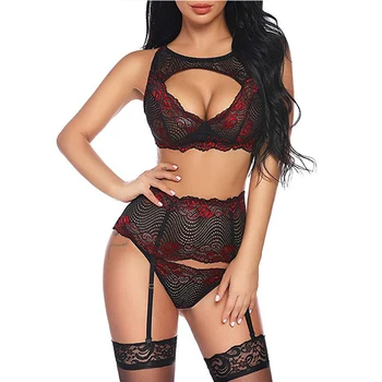 3pcs Women Lace Sexy Lingerie Straps Bra And Panty Garter Set Underwear Babydoll Fashion New Lingerie Sexy Lenceria For Women
3pcs Women Lace Sexy Lingerie Straps Bra And Panty Garter Set Underwear Babydoll Fashion New Lingerie Sexy Lenceria For Women