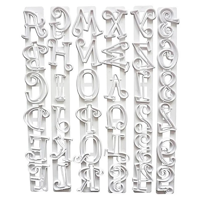6pcs Alphanumeric Pressing Cookie Mold Baking Cookie Printing Mold Icing Cake Edge Decoration Tool
6pcs Alphanumeric Pressing Cookie Mold Baking Cookie Printing Mold Icing Cake Edge Decoration Tool