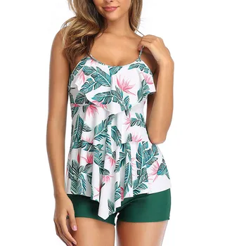 #Z40 Women's Swimming Suit Women Bikini Set Two Piece Ruffles Printed Top Swimwear Tankini Swimsuit Bathing Suit Plus Size
#Z40 Women's Swimming Suit Women Bikini Set Two Piece Ruffles Printed Top Swimwear Tankini Swimsuit Bathing Suit Plus Size