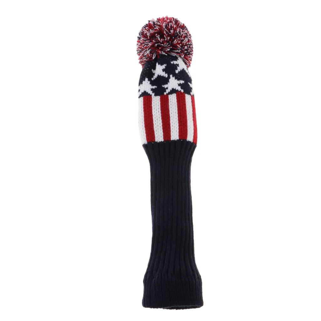 1Pcs Golf Headcovers for Driver Fairway wood Knitted Pom Pom Head Cover Golf Accessories Green/Blue/Red/White 1Pcs Golf Headcovers for Driver Fairway wood Knitted Pom Pom Head Cover Golf Accessories Green/Blue/Red/White