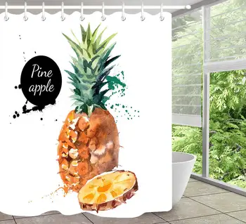 Polyester Waterproof Fabric Shower Curtain Set Splash Watercolor Pineapple 3D High-Definition Printing Does Not Fade 12 Shower
Polyester Waterproof Fabric Shower Curtain Set Splash Watercolor Pineapple 3D High-Definition Printing Does Not Fade 12 Shower