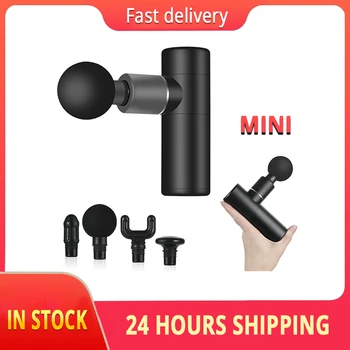 Mini Electric Massage Gun Deep Muscle Fascial Body Massager Gun Tissue Percussion Small Fitness Equipment Acid Relief Pain Relax
Mini Electric Massage Gun Deep Muscle Fascial Body Massager Gun Tissue Percussion Small Fitness Equipment Acid Relief Pain Relax