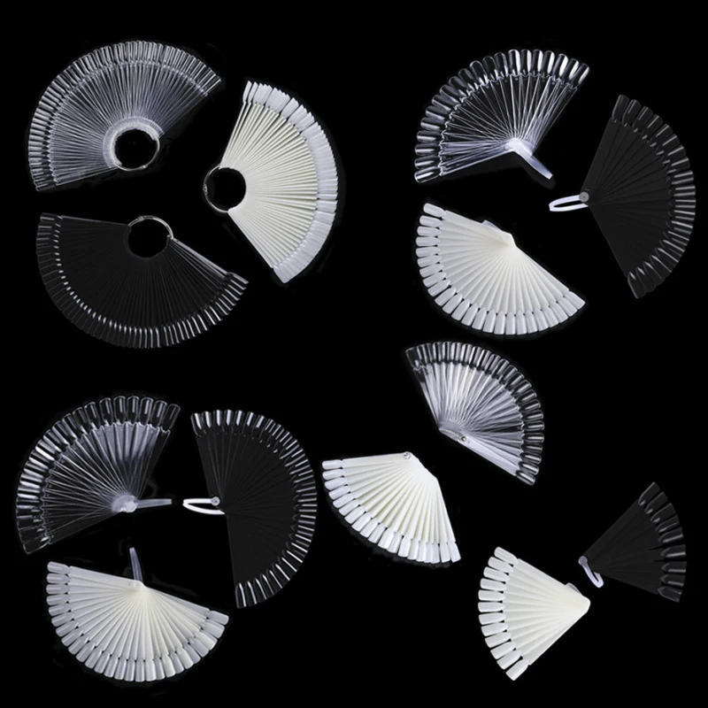 1Set False Nail Tips Nail Practice Board Nature Clear Black Fan Finger Full Card Nail Art Display Practice Acrylic UV Gel Polish
1Set False Nail Tips Nail Practice Board Nature Clear Black Fan Finger Full Card Nail Art Display Practice Acrylic UV Gel Polish