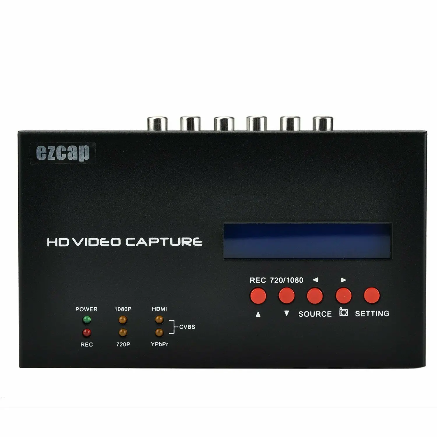 1080P HD Video Recorder Audio Video Capture Card With Display LCD Supports Scheduled Recording EZCAP 283S
1080P HD Video Recorder Audio Video Capture Card With Display LCD Supports Scheduled Recording EZCAP 283S