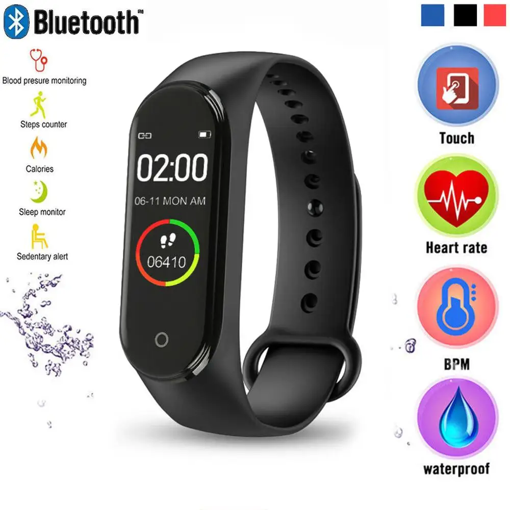 M4 Smart Wristband Heart Rate Blood Pressure Monitor Health Bracelet with Message Reminder Pedometer Smart Watch for IOS Android
M4 Smart Wristband Heart Rate Blood Pressure Monitor Health Bracelet with Message Reminder Pedometer Smart Watch for IOS Android