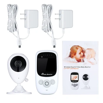 2.4 inch Wireless Video Color LCD Baby Monitor with Lullabies Infrared Night Vision 2 Talkback Temperature Monitoring
2.4 inch Wireless Video Color LCD Baby Monitor with Lullabies Infrared Night Vision 2 Talkback Temperature Monitoring