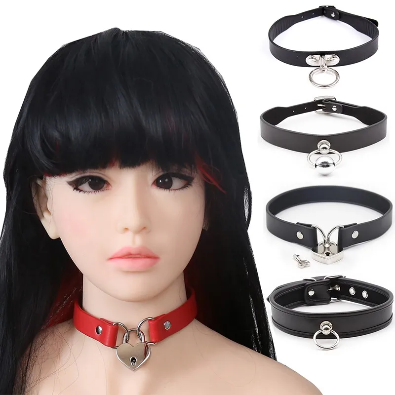 

Erotic Bell Neck Collar Bondage Chain BDSM Fetish Stimulation Flirting Neck Strap Harness Sex Toy For Couple Cosplay Adult Games