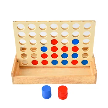 Parent-Child Educational Toys Rubber Wooden Boxed Multi-Color 4 Connect In A Row Game Chess For Kids Gift
Parent-Child Educational Toys Rubber Wooden Boxed Multi-Color 4 Connect In A Row Game Chess For Kids Gift