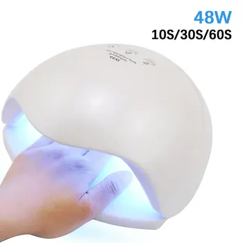 48/36W UV LED Lamp For 24/12pcs Lamp Beads Professional Nail Dryer Polish Machine Fit Curing All Nail Gel Polish Nail Art Tool
48/36W UV LED Lamp For 24/12pcs Lamp Beads Professional Nail Dryer Polish Machine Fit Curing All Nail Gel Polish Nail Art Tool