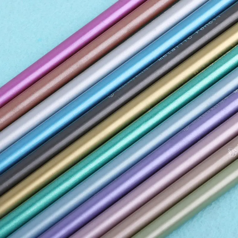 12Pcs Metallic Non-Toxic Colored Drawing Pencils 12 Color Drawing Sketching Pencil 19QA 
12Pcs Metallic Non-Toxic Colored Drawing Pencils 12 Color Drawing Sketching Pencil 19QA