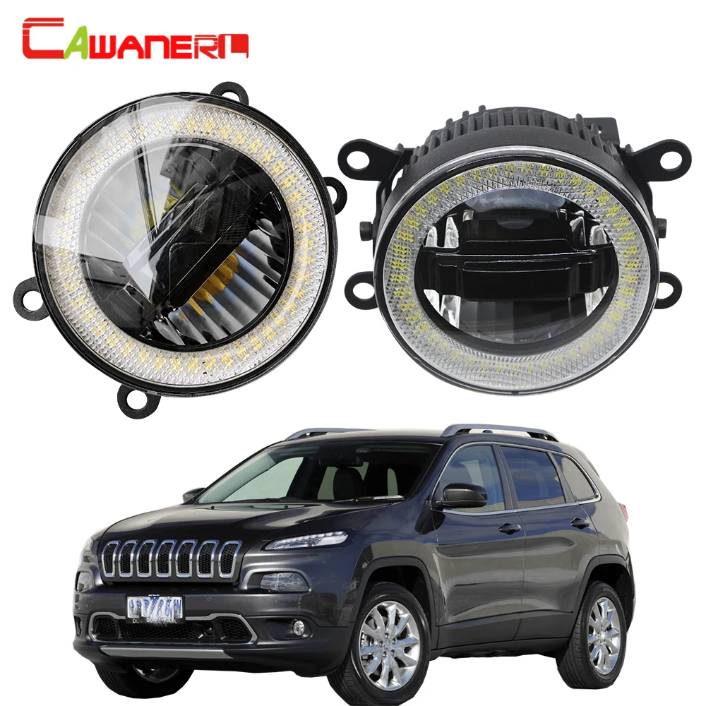 Cawanerl For Jeep Cherokee KL 2014 2015 2016 3in1 Function Car LED Bulb Front Fog Light Daytime Running Lamp Angel Eye 12V
Cawanerl For Jeep Cherokee KL 2014 2015 2016 3in1 Function Car LED Bulb Front Fog Light Daytime Running Lamp Angel Eye 12V