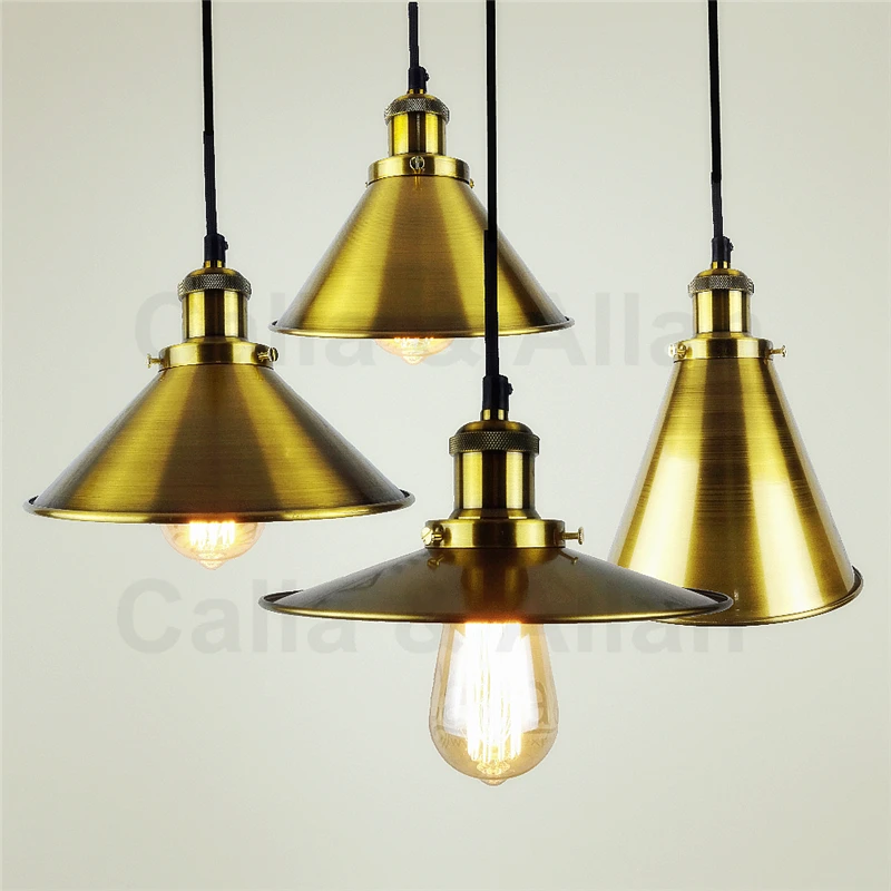 Quality Antique Brushed Gold Brass Metal Industrial Pendant lights Vintage Ceiling mounted Iron Loft hanging Lamp Fixture
Quality Antique Brushed Gold Brass Metal Industrial Pendant lights Vintage Ceiling mounted Iron Loft hanging Lamp Fixture